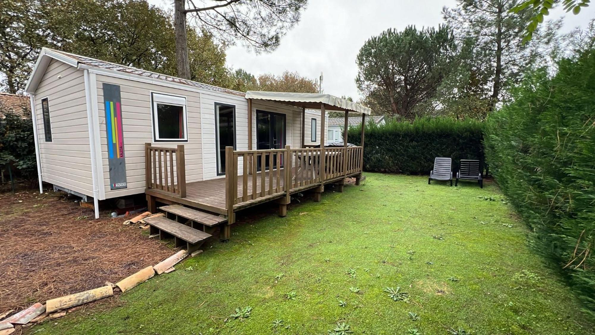 Mobil Home Amenage 2 Chambres La Teste Camping**** エクステリア 写真